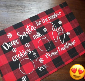 Cookie, Milk & Carrots Placemat