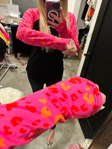 Pink Leopard Long sleeve