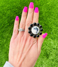 Load image into Gallery viewer, Black Onyx &amp; Jasper Ring