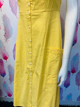 Load image into Gallery viewer, Yellow Linen Dress