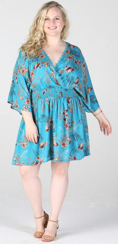 Kimono Sleeve Dress- Plus Exclusive
