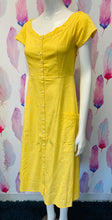 Load image into Gallery viewer, Yellow Linen Dress