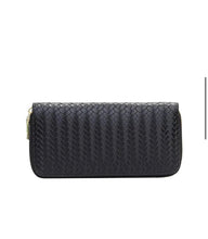 Load image into Gallery viewer, Woven Wallet ~ Black