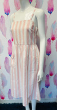 Load image into Gallery viewer, Pink stripe linen dress