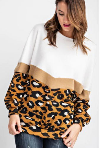 Mocha Leopard Long sleeve