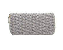 Load image into Gallery viewer, Woven Wallet ~ Grey