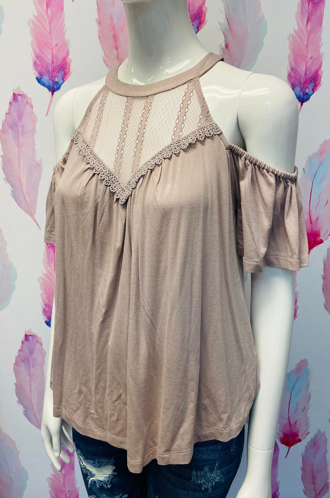 Cold shoulder top