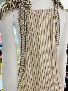 Tie shoulder dress