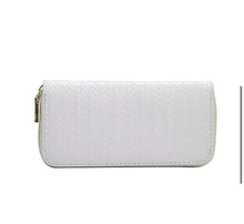 Load image into Gallery viewer, Woven Wallet ~ White